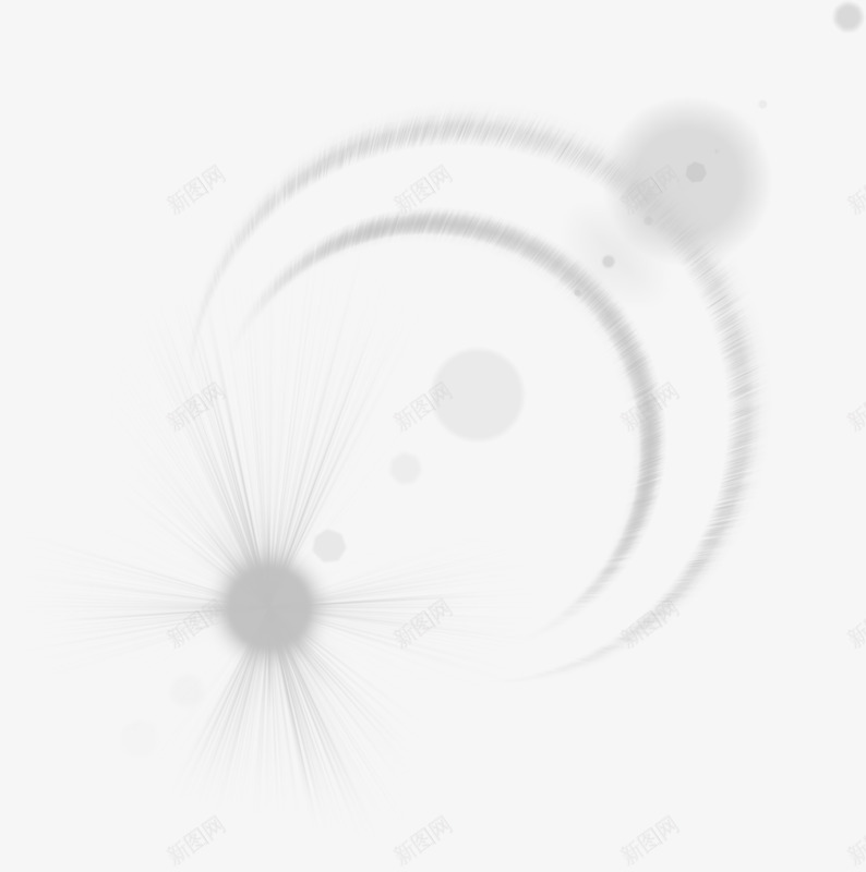 手绘太阳光png免抠素材_新图网 https://ixintu.com 圆形 太阳光 手绘 球