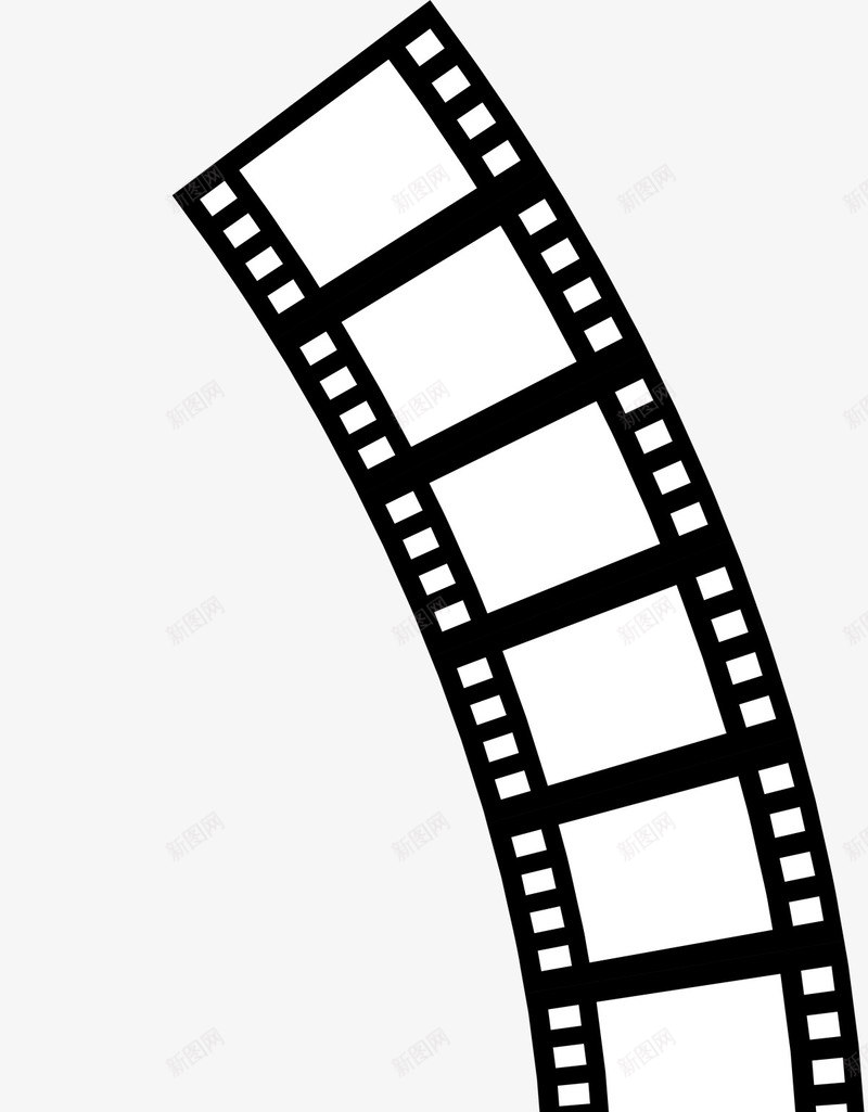 黑色简约电影胶卷图标png_新图网 https://ixintu.com 影视 播放 放映 电影胶卷 电影节 黑色胶卷