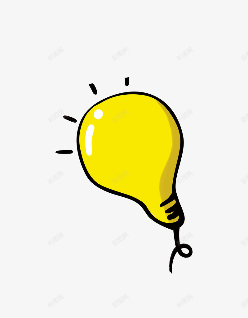 灯泡发明节能png免抠素材_新图网 https://ixintu.com 发明 灯泡 节能