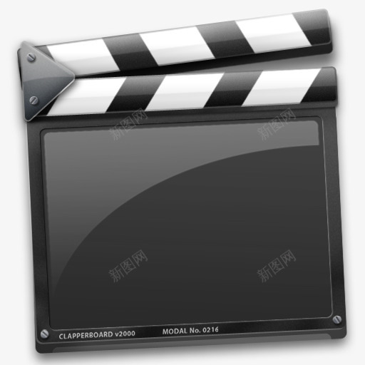 彩色电影场记板图标png_新图网 https://ixintu.com 场记 彩色 电影