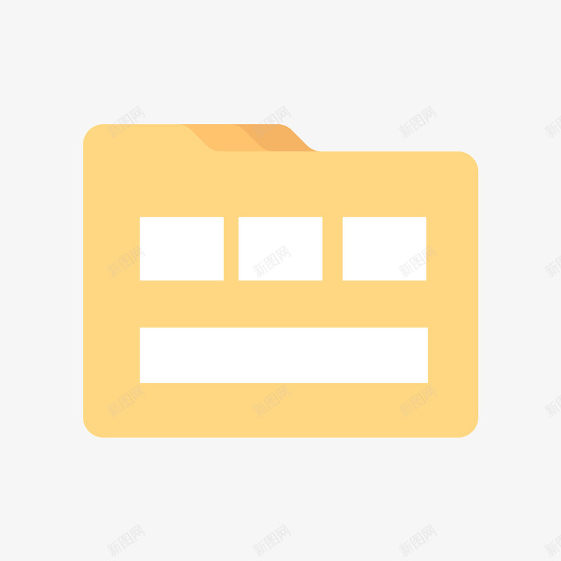 资料袋文件夹psd免抠素材_新图网 https://ixintu.com 办公 扁平 文件 资料