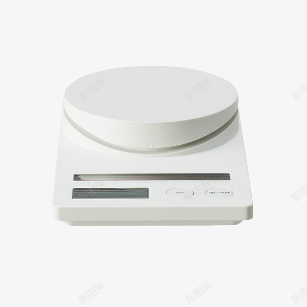 居家小巧太阳能机秤png免抠素材_新图网 https://ixintu.com 产品实物 家具 电子 白色