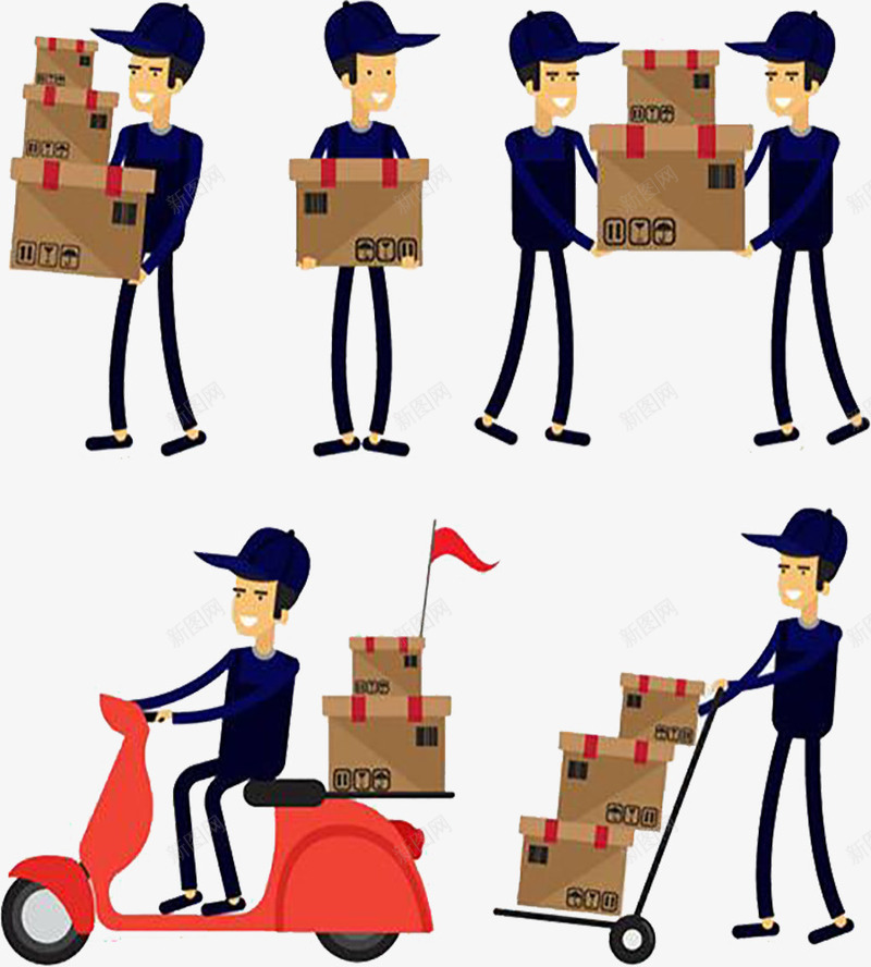 专业搬运工人png免抠素材_新图网 https://ixintu.com 工人搬运货物 搬运工 搬运工人 搬运货物 装卸 装卸货物