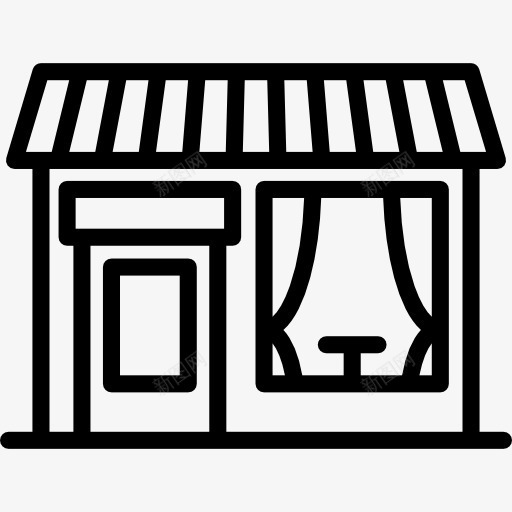 咖啡馆图标png_新图网 https://ixintu.com 咖啡店 商店 建筑 建设 餐厅