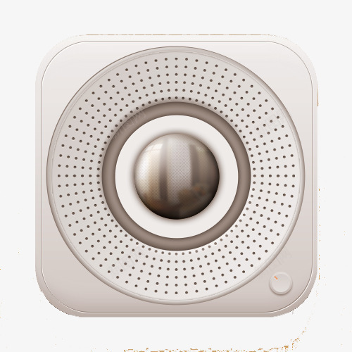 扩音器png免抠素材_新图网 https://ixintu.com 喇叭 电子音响ICON 白色 茶农实物 音响