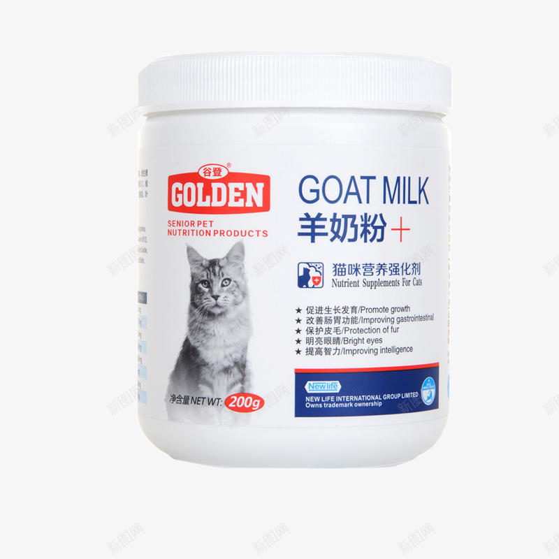 猫咪羊奶粉png免抠素材_新图网 https://ixintu.com 产品实物 猫咪羊奶粉 猫咪营养强化剂 谷登