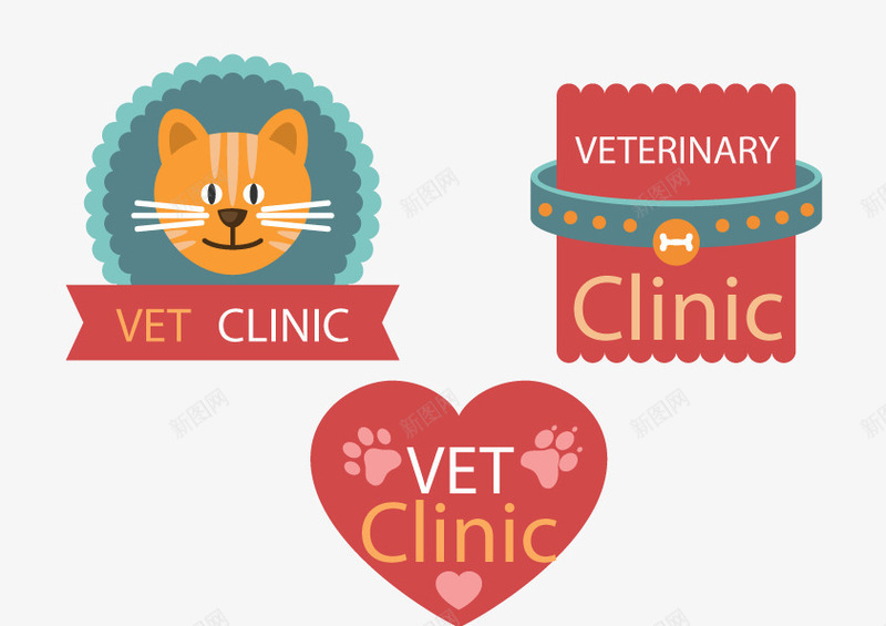 猫咪宠物红色png免抠素材_新图网 https://ixintu.com 元素 宠物 猫咪 红色