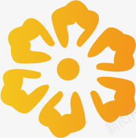 橘黄花矢量图ai免抠素材_新图网 https://ixintu.com 橘黄花 电视墙 矢量壁纸 矢量壁纸花形状 矢量形状 矢量纹理 背景墙 花纹 花边 边框 矢量图