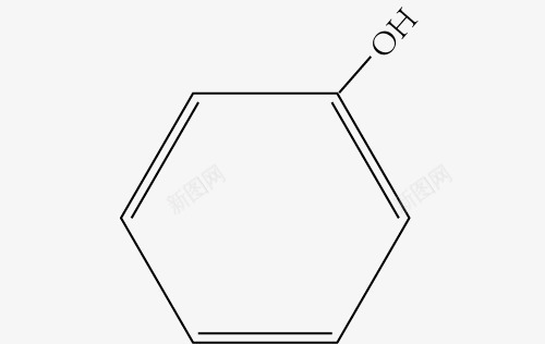 苯酚结构简式png免抠素材_新图网 https://ixintu.com 分子 化学教学 手绘 苯酚结构简式 高分子