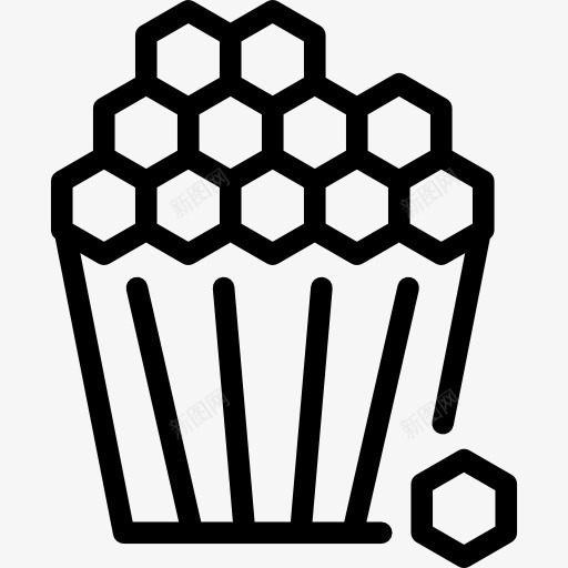 爆米花图标png_新图网 https://ixintu.com 咸咸的 嘉年华游乐场 快餐 电影 食品 马戏团