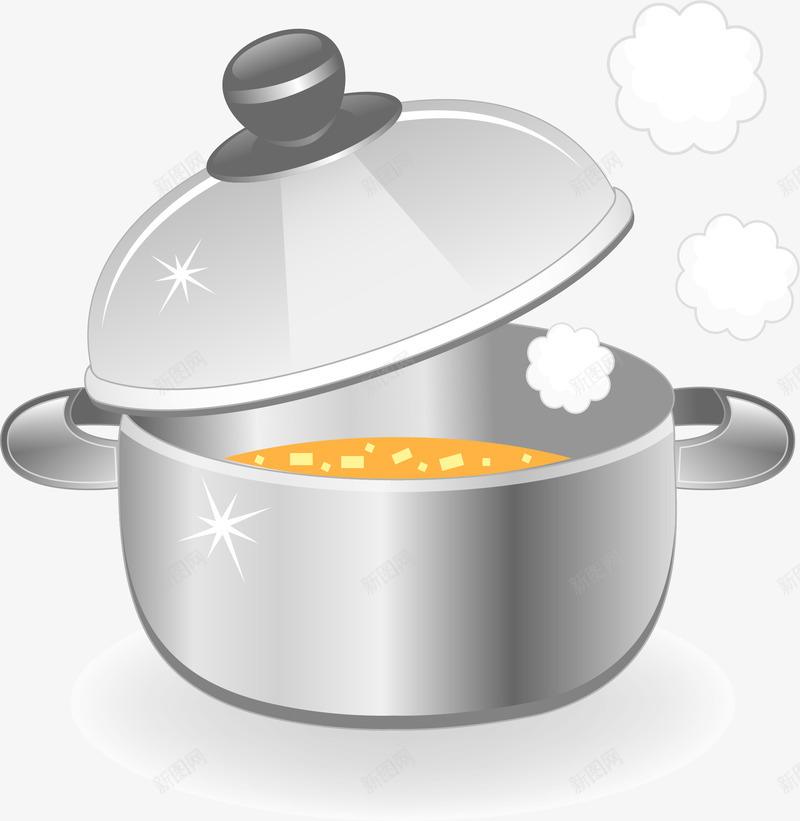 手绘煮泡面png免抠素材_新图网 https://ixintu.com 卡通餐具 手绘锅具 手绘餐具 泡面 泡面图 煮泡面 韩国 餐具