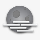 雾晚上蜱虫的天气图标png_新图网 https://ixintu.com fog night 晚上 雾