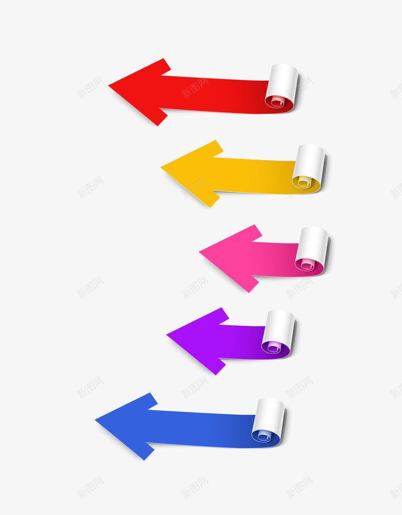 卷纸箭头矢量图图标eps_新图网 https://ixintu.com 卷纸箭头 左右箭头 矢量箭头 矢量图