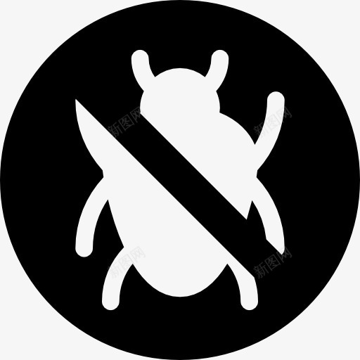 安全防范漏洞图标png_新图网 https://ixintu.com 取消 安全 工具和用具 昆虫 禁止 错误