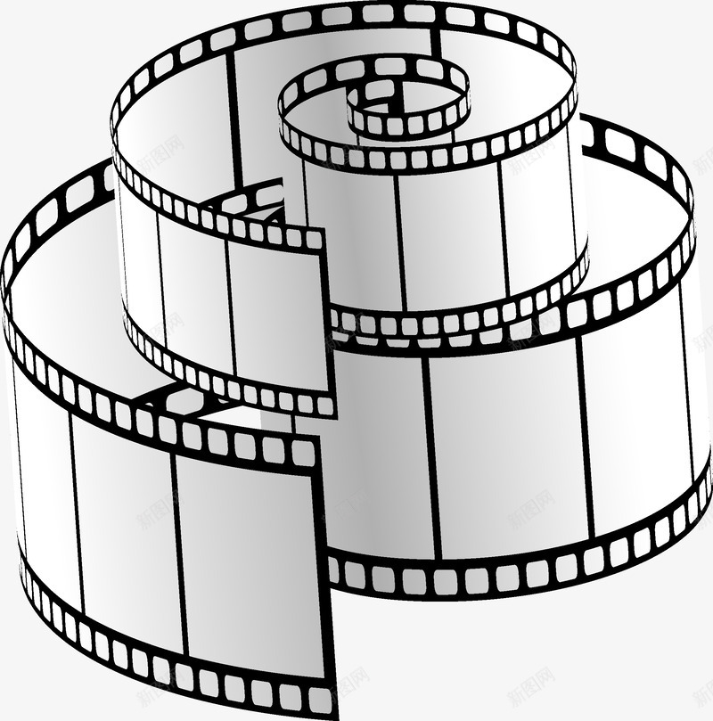 电影胶片矢量图ai免抠素材_新图网 https://ixintu.com 录像带 电影 胶卷 胶带 胶片 矢量图
