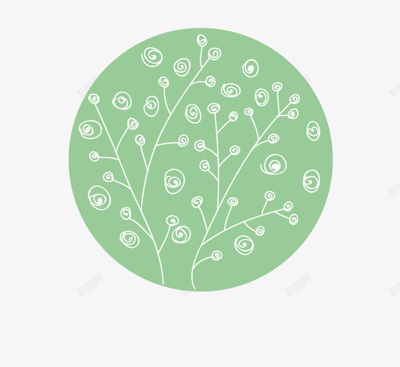 卡通植物徽章矢量图ai免抠素材_新图网 https://ixintu.com 卡通 徽章 植物 矢量图