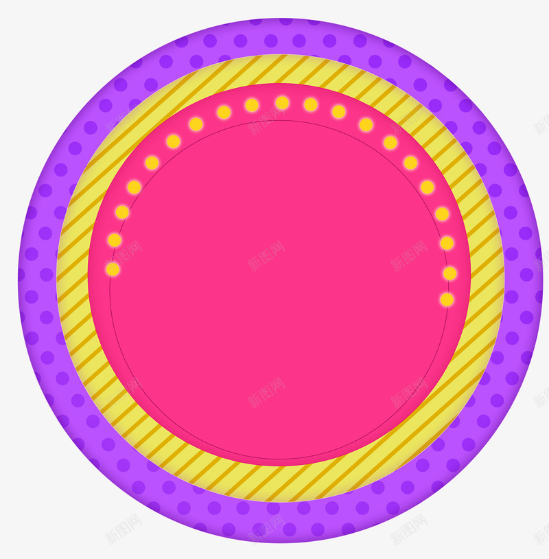 紫色灯泡卡通圆形牌子装饰图案png免抠素材_新图网 https://ixintu.com 免抠PNG 卡通 圆形 灯泡 牌子 紫色 装饰图案