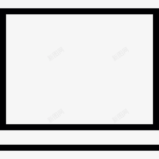 长方形的电视屏幕图标png_新图网 https://ixintu.com 接口 电脑显示器 电视 电视机 电视监控 矩形 计算机屏幕