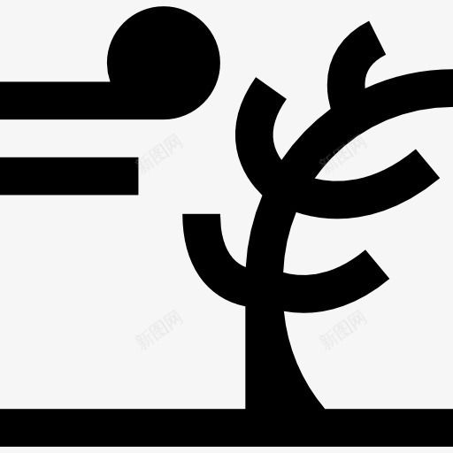 风图标png_新图网 https://ixintu.com 坏天气 大风 天气 气象 风