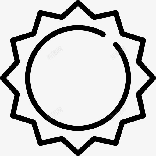 大太阳图标png_新图网 https://ixintu.com 夏天 夏季 明星 热 自然 阳光充足
