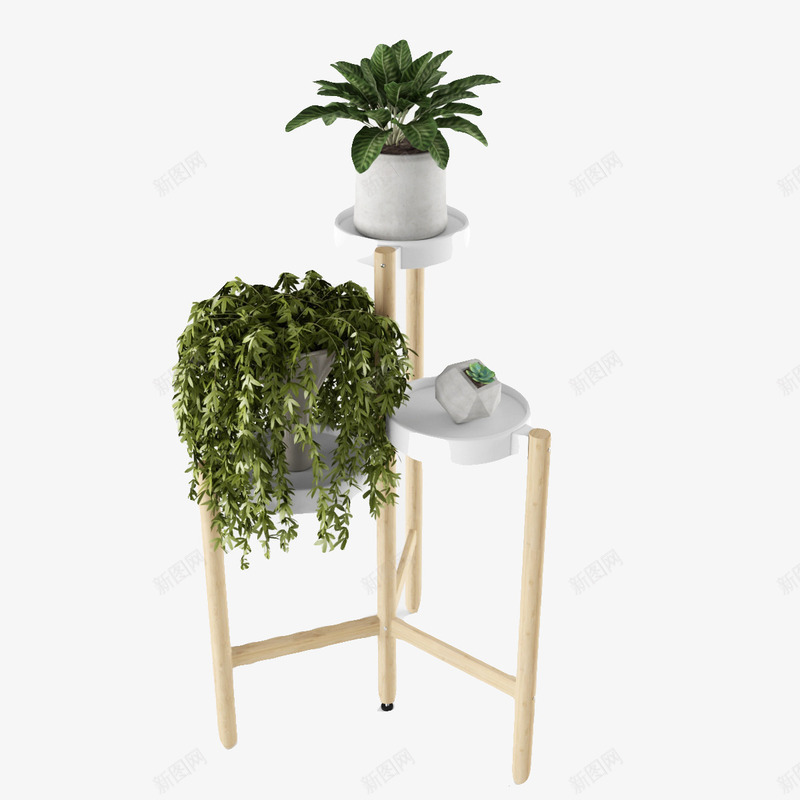 白色吊篮花花架png免抠素材_新图网 https://ixintu.com 吊篮花 墙壁挂绳 挂绳 白色吊篮花花架 白色花盆 白色花盆吊兰花 绳子