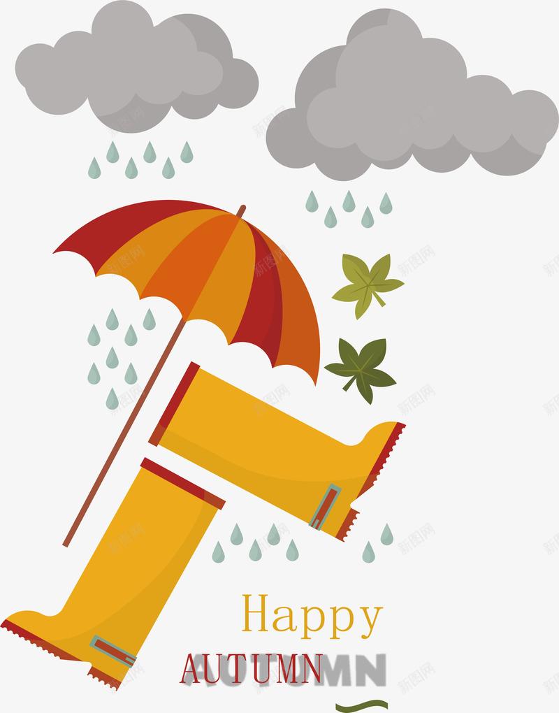 下雨天气背景矢量图ai免抠素材_新图网 https://ixintu.com 下雨天气 天气背景 插画 精美 背景 雨天 矢量图