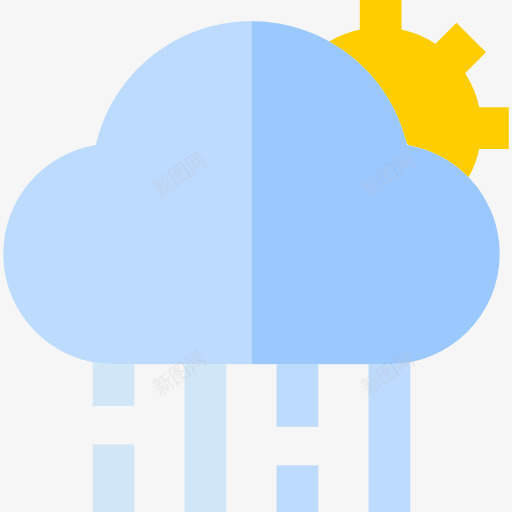 雨图标png_新图网 https://ixintu.com 天气 气象 雨 风暴