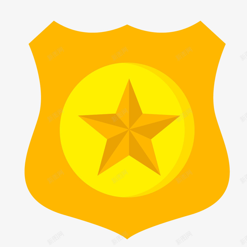 警察制服臂章简图png免抠素材_新图网 https://ixintu.com 五角星图案 徽章 手绘图 简图 臂章 警察 警服