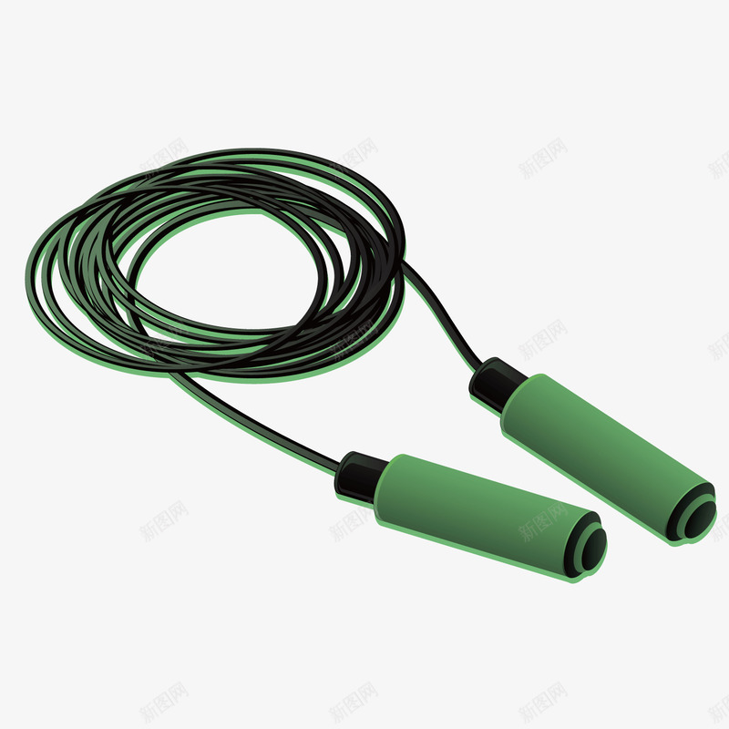专业跳绳运动健身器材矢量图ai免抠素材_新图网 https://ixintu.com 专业 健身器材 跳绳 运动 矢量图