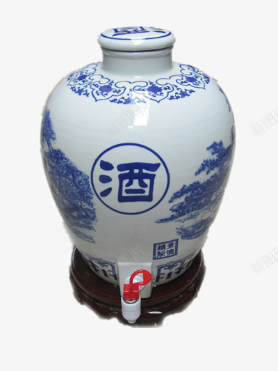 古代风格酒瓶png免抠素材_新图网 https://ixintu.com 酒瓶 陶瓷