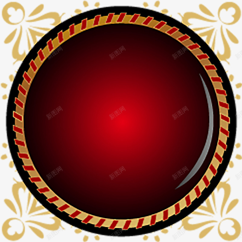 金色标签徽章png免抠素材_新图网 https://ixintu.com 徽章 标签 矢量素材 金色