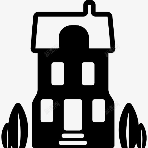 酒店大农村住房建设图标png_新图网 https://ixintu.com 乡村 休息 国家 建筑 房子 酒店