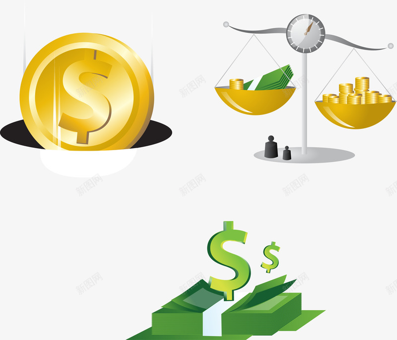 美元金币纸币天枰立体矢量图eps免抠素材_新图网 https://ixintu.com 矢量美元金币纸币天枰 美元金币纸币天枰 美元金币纸币天枰矢量 美元金币纸币天枰立体矢量图 矢量图
