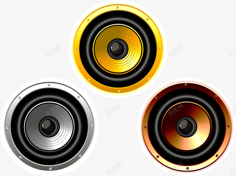 音响png免抠素材_新图网 https://ixintu.com 喇叭 音响 音箱