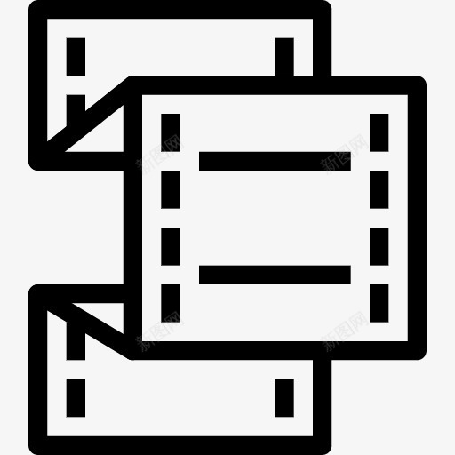薄膜带图标png_新图网 https://ixintu.com film strip 带 电影