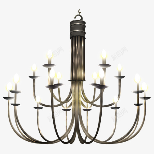 吊灯灯泡灯workedawhilelightsicon图标png_新图网 https://ixintu.com Chandelier bulb lights 吊灯 灯 灯泡