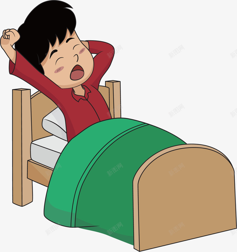 准备睡觉png免抠素材_新图网 https://ixintu.com 人物介绍 人物矢量图 准备睡觉 卡通高中人物 插画人物 高中人物 高中人物矢量