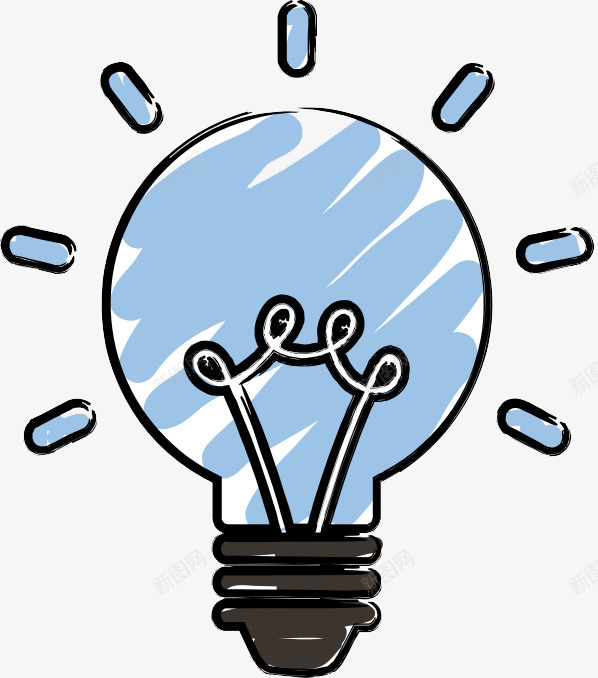 卡通发光灯泡png免抠素材_新图网 https://ixintu.com 发光 排忧解难 灯泡 灵感灯泡 解决方法的图标