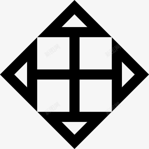 移动光标图标png_新图网 https://ixintu.com 十字路口 方向 箭头 遥控器 鼠标