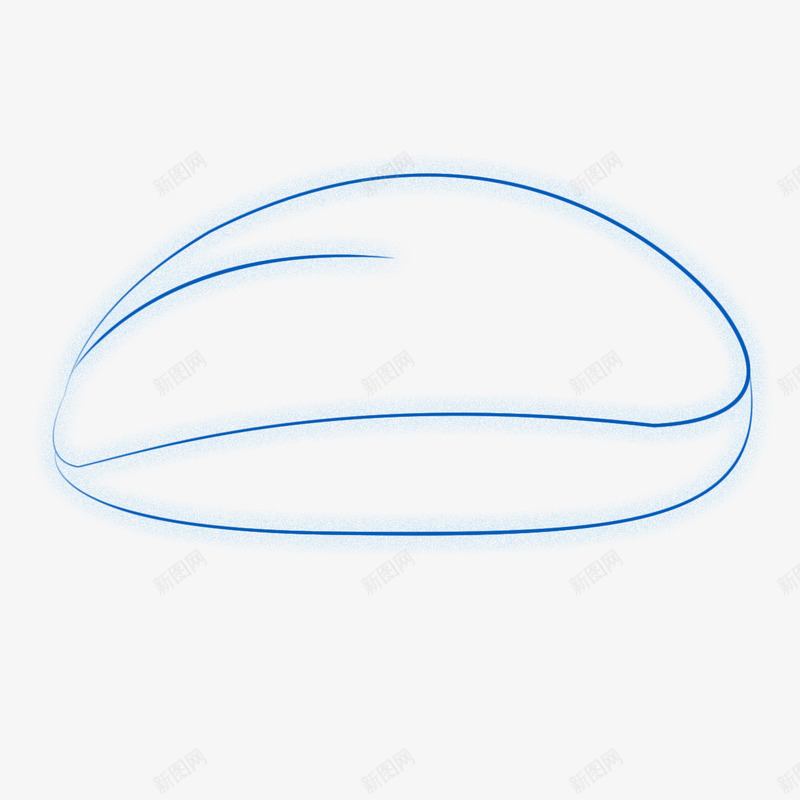 鼠标简笔画科技psd免抠素材_新图网 https://ixintu.com 科技 简笔画 鼠标
