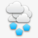 冰雹蜱虫的天气图标png_新图网 https://ixintu.com hail 冰雹