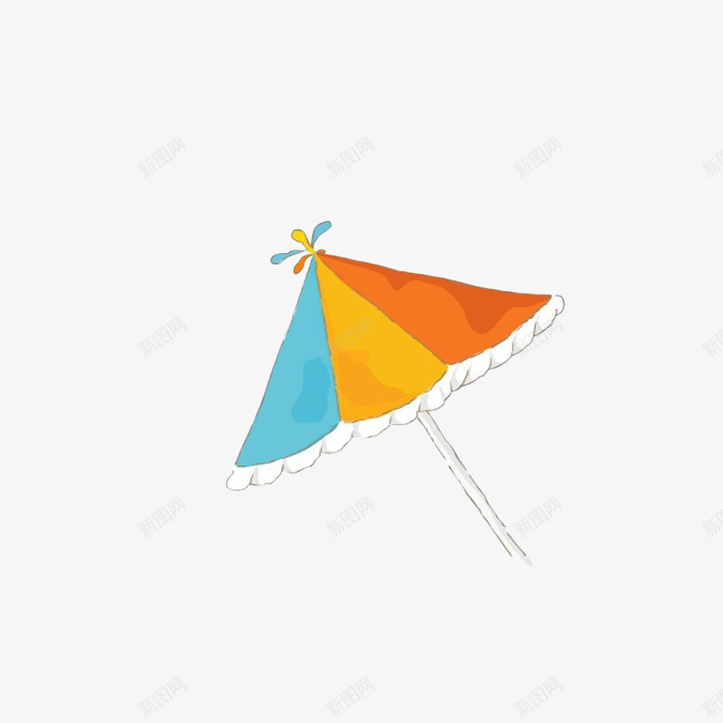 卡通小雨伞png免抠素材_新图网 https://ixintu.com 卡通 小雨伞 彩色