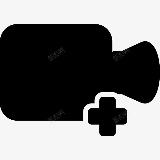 添加视频图标png_新图网 https://ixintu.com 另外 添加 电影 界面 视频摄像机 视频播放