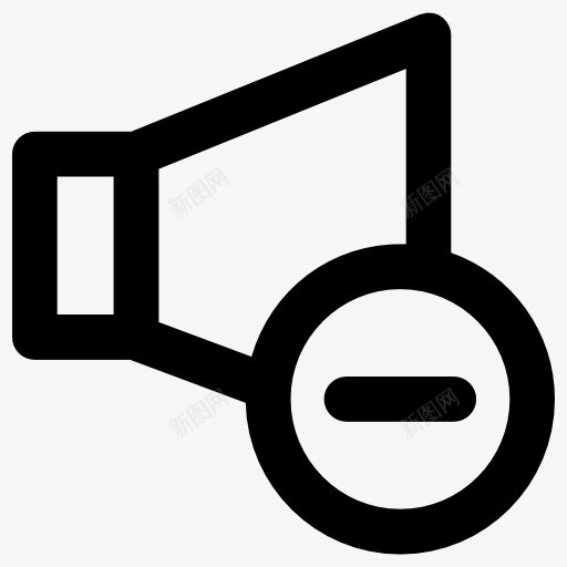 扬声器图标png_新图网 https://ixintu.com 喇叭 声音 技术 音响 音量 音量控制 音量调节