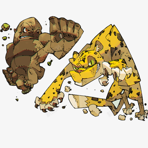 卡通手绘几何拼接抽象动物插画设png免抠素材_新图网 https://ixintu.com 几何抽象动物 卡通手绘几何拼接抽象动物插画设计免费下载 广告设计 手绘拼接几何动物插画 杂志动物插画装饰 海报设计 简约手绘动物