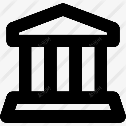 寺图标png_新图网 https://ixintu.com 历史 古董 古迹 寺庙 建筑 建设 教育
