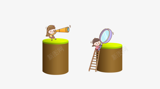 拿着小喇叭的女孩png免抠素材_新图网 https://ixintu.com 卡通 手绘 拿着小喇叭的女孩 拿着小喇叭的女孩PNG
