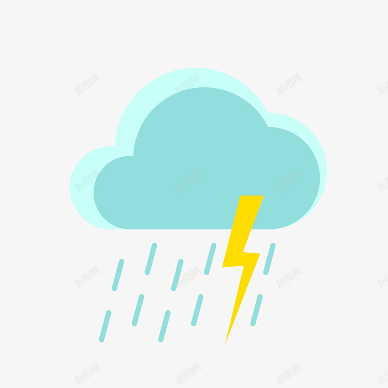 手绘下雨打雷天气矢量图eps免抠素材_新图网 https://ixintu.com png免抠图 下雨 卡通 天气 手绘创意 时尚 雷雨天 矢量图