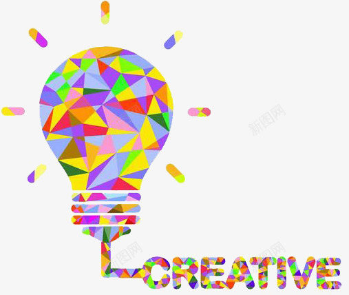 聪明想法png免抠素材_新图网 https://ixintu.com creative 想法 灯泡 英文字母