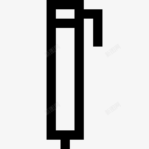 笔像素图标png_新图网 https://ixintu.com 书写工具 教育 钢笔 钢笔的轮廓